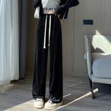 ワイドパンツ チェック柄パンツ 薄手 | shoppinggo | 詳細画像16