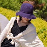 パープル | バケットハット 帽子 UVカット | shoppinggo
