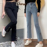 デニムパンツ レディース 美脚ストレッチ | shoppinggo | 詳細画像1