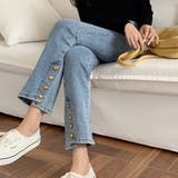 デニムパンツ レディース 美脚ストレッチ | shoppinggo | 詳細画像7