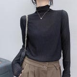 ブラック | シアートップス チュールトップス レディース | shoppinggo