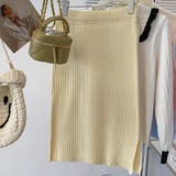 リブニットスカート ハート スリット入り | shoppinggo | 詳細画像11