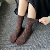 ブラウン | 靴下 レディース ソックス | shoppinggo