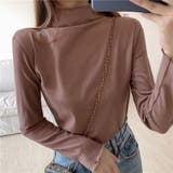 ブラウン | Ｔシャツ レディース 長袖 | shoppinggo