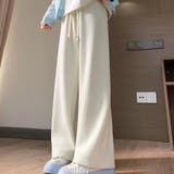 裏起毛パンツ ワイドパンツ ジョガーパンツ | shoppinggo | 詳細画像18 