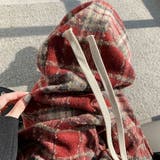 チェック柄パンツ ワイドパンツ 裏起毛パンツ | shoppinggo | 詳細画像7 