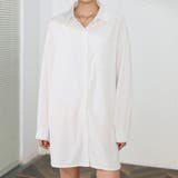 白ブラウス シャツ レディースロングシャツ | shoppinggo | 詳細画像11