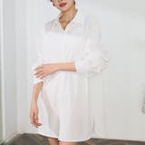 白ブラウス シャツ レディースロングシャツ | shoppinggo | 詳細画像13