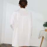 白ブラウス シャツ レディースロングシャツ | shoppinggo | 詳細画像15
