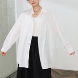 白ブラウス シャツ レディースロングシャツ | shoppinggo | 詳細画像16