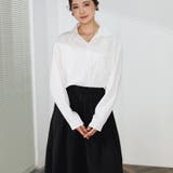 白ブラウス シャツ レディースロングシャツ | shoppinggo | 詳細画像18