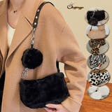 ポーチ付き ファーバッグ 2点セット | shoppinggo | 詳細画像1 