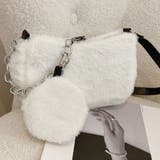 ポーチ付き ファーバッグ 2点セット | shoppinggo | 詳細画像15 