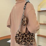 C | ポーチ付き ファーバッグ 2点セット | shoppinggo