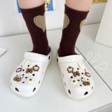 Girl*ホワイト | 厚底サンダル アクセサー付き レディース | shoppinggo