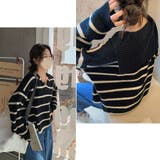 ニットトップス ボーダー スキッパー | shoppinggo | 詳細画像8