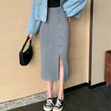 スリット入り ニットスカート レディース | shoppinggo | 詳細画像8 