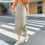 スリット入り ニットスカート レディース | shoppinggo | 詳細画像9 