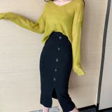 スリット入り ニットスカート レディース | shoppinggo | 詳細画像11 