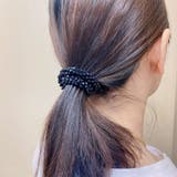 ブラック | ヘアゴム キラキラ ヘアアクセサリー | shoppinggo