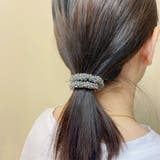 グレー | ヘアゴム キラキラ ヘアアクセサリー | shoppinggo