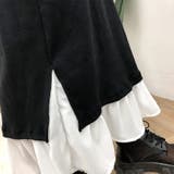 スカート ロング  タイトスカート 切り替え 着痩せ オシャレ カジュアル  | shoppinggo | 詳細画像5 