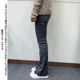 レギンスパンツ レディース フレアリブパンツ | shoppinggo | 詳細画像4