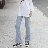 レギンスパンツ レディース フレアリブパンツ | shoppinggo | 詳細画像12