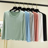 VネックＴシャツ レディーストップス | shoppinggo | 詳細画像9 