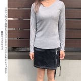 VネックＴシャツ レディーストップス | shoppinggo | 詳細画像16 