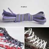 パープル | 靴紐 光反射靴紐 おしゃれ | shoppinggo