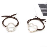 ヘアゴム パール おしゃれ ヘアアクセサリー リボン結び シンプル 髪留め | shoppinggo | 詳細画像4 