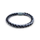 ブルー | ヘアゴム バイカラー おしゃれ ヘアアクセサリー 結び シンプル 髪留め | shoppinggo