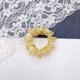 イエロー | ヘアゴム スプリング パール | shoppinggo