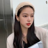 ベージュ | ふわふわ カチューシャ ファー ヘアバンド | shoppinggo