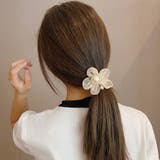 ヘアゴム はな パール おしゃれ ブレスレット | shoppinggo | 詳細画像8