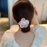 ヘアゴム はな パール おしゃれ ブレスレット | shoppinggo | 詳細画像11