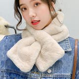 ベージュ | マフラー ティペット フェイクファー | shoppinggo