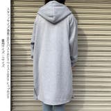 ロングパーカー 裏起毛 無地 | shoppinggo | 詳細画像5 