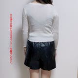 リブニット ラウンドネック 薄手 | shoppinggo | 詳細画像5 