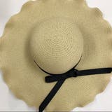 帽子 レディース つば広 リボン付き 麦わらHAT 紫外線対策 UVカット | shoppinggo | 詳細画像3 