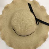 帽子 レディース つば広 リボン付き 麦わらHAT 紫外線対策 UVカット | shoppinggo | 詳細画像4 