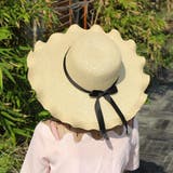 帽子 レディース つば広 リボン付き 麦わらHAT 紫外線対策 UVカット | shoppinggo | 詳細画像7 