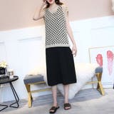 ベージュ | Tシャツレディース 透かし彫り カットソー | shoppinggo