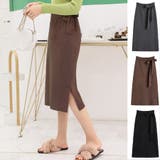 ブラウン | スカート レディース ニットスカート  | shoppinggo