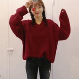 レッド | ニット トップス レディース | shoppinggo