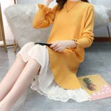 イエロー | ニットワンピース レディース 秋冬 | shoppinggo