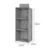 吊り下げ収納 3段 吊り下げ式衣類収納袋 | shoppinggo | 詳細画像5