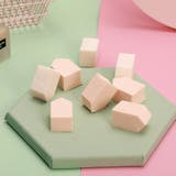 ハウス型 | メイクアップスポンジ ハウス型10個入りセット 時短メイク | shoppinggo