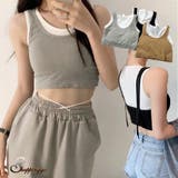 韓国ファッション 夏新作 タンクトップ | shoppinggo | 詳細画像1